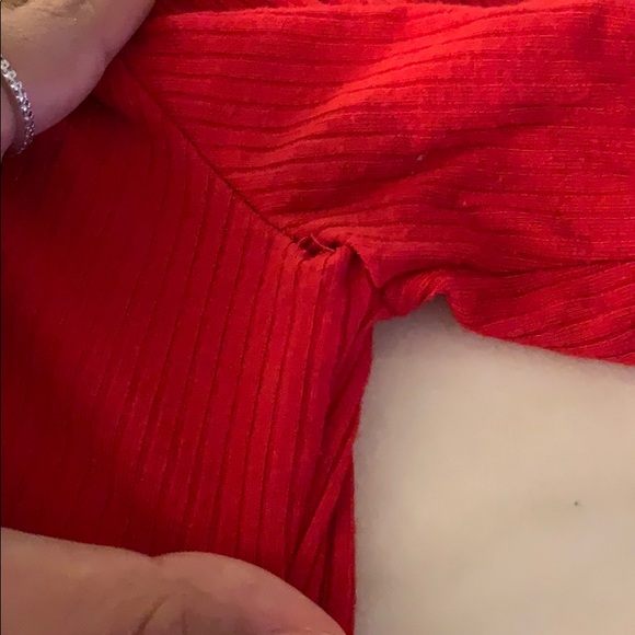 Red Emma & Sam Asymmetric bodysuit - Picture 5 of 6